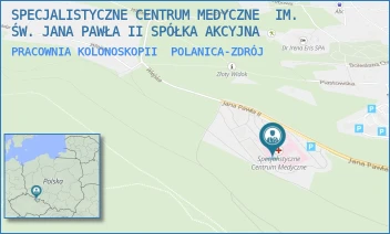 PRACOWNIA KOLONOSKOPII - SPECJALISTYCZNE CENTRUM MEDYCZNE  IM. ŚW. JANA PAWŁA II SPÓŁKA AKCYJNA - UL. JANA PAWŁA II 2,  POLANICA-ZDRÓJ