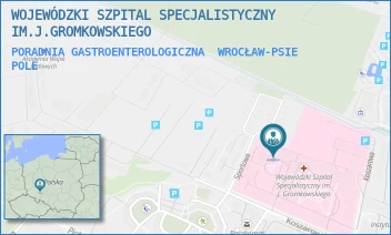 PORADNIA GASTROENTEROLOGICZNA - WOJEWÓDZKI SZPITAL SPECJALISTYCZNY IM.J.GROMKOWSKIEGO - UL. KOSZAROWA 5,  WROCŁAW-PSIE POLE