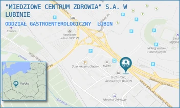 ODDZIAŁ GASTROENTEROLOGICZNY - "MIEDZIOWE CENTRUM ZDROWIA" S.A. W LUBINIE - UL. M.SKŁODOWSKIEJ-CURIE 54-60, LUBIN
