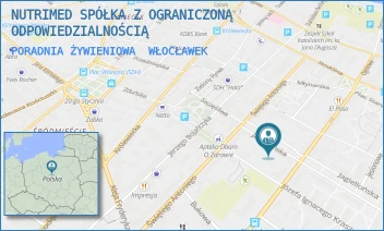 PORADNIA ŻYWIENIOWA - NUTRIMED SPÓŁKA Z OGRANICZONĄ ODPOWIEDZIALNOŚCIĄ - JAGIELLOŃSKA 17,  WŁOCŁAWEK