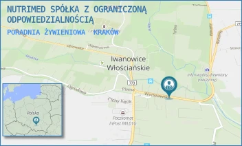 PORADNIA ŻYWIENIOWA - NUTRIMED SPÓŁKA Z OGRANICZONĄ ODPOWIEDZIALNOŚCIĄ - UL. WARSZAWSKA 17,  KRAKÓW