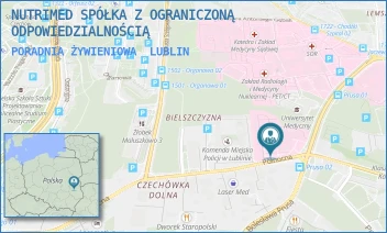 PORADNIA ŻYWIENIOWA - NUTRIMED SPÓŁKA Z OGRANICZONĄ ODPOWIEDZIALNOŚCIĄ - DRA KAZIMIERZA JACZEWSKIEGO 2,  LUBLIN