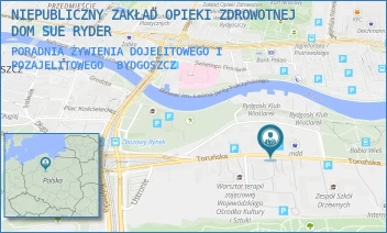 PORADNIA ŻYWIENIA DOJELITOWEGO I POZAJELITOWEGO - NIEPUBLICZNY ZAKŁAD OPIEKI ZDROWOTNEJ DOM SUE RYDER - TORUŃSKA 29,  BYDGOSZCZ