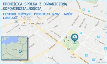CENTRUM MEDYCZNE PROMEDICA NZOZ - PROMEDICA SPÓŁKA Z OGRANICZONĄ ODPOWIEDZIALNOŚCIĄ - J.PAWŁA II 5,  JANÓW LUBELSKI