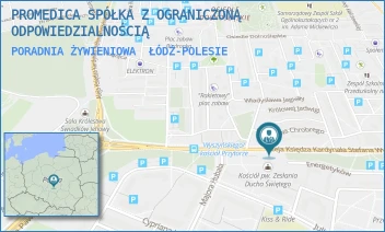 PORADNIA ŻYWIENIOWA - PROMEDICA SPÓŁKA Z OGRANICZONĄ ODPOWIEDZIALNOŚCIĄ - AL. KS. KARD. STEFANA WYSZYŃSKIEGO 99,  ŁÓDŹ-POLESIE