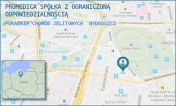 PORADNIA CHORÓB JELITOWYCH - PROMEDICA SPÓŁKA Z OGRANICZONĄ ODPOWIEDZIALNOŚCIĄ - SPORTOWA 5,  BYDGOSZCZ