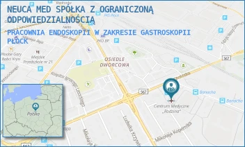 PRACOWNIA ENDOSKOPII W ZAKRESIE GASTROSKOPII - ŚWIAT ZDROWIA OPERATOR MEDYCZNY SPÓŁKA Z OGRANICZONĄ ODPOWIEDZIALNOŚCIĄ - OTOLIŃSKA 8,  PŁOCK