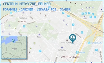PORADNIA (GABINET) LEKARZA POZ - POLMED SPÓŁKA AKCYJNA - STARTOWA 1,  GDAŃSK