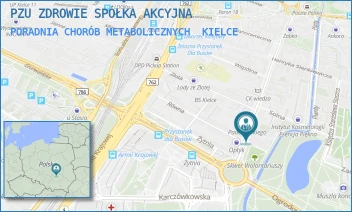 PORADNIA CHORÓB METABOLICZNYCH - PZU ZDROWIE SPÓŁKA AKCYJNA - IGNACEGO PADEREWSKIEGO 4B,  KIELCE