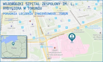 PORADNIA LECZENIA ŻYWIENIOWEGO - WOJEWÓDZKI SZPITAL ZESPOLONY IM. L. RYDYGIERA W TORUNIU - KONSTYTUCJI 3 MAJA 42/-,  TORUŃ