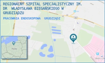 PRACOWNIA ENDOSKOPOWA - REGIONALNY SZPITAL SPECJALISTYCZNY IM. DR  WŁADYSŁAWA BIEGAŃSKIEGO W GRUDZIĄDZU - RYDYGIERA 15/17,  GRUDZIĄDZ