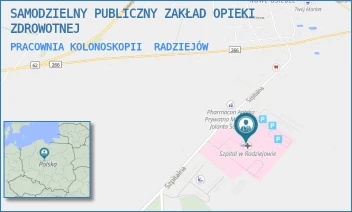 PRACOWNIA KOLONOSKOPII - SAMODZIELNY PUBLICZNY ZAKŁAD OPIEKI ZDROWOTNEJ - SZPITALNA 3,  RADZIEJÓW