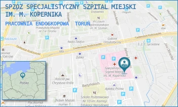 PRACOWNIA ENDOSKOPOWA - SPZOZ SPECJALISTYCZNY SZPITAL MIEJSKI IM. M. KOPERNIKA - BATOREGO 17/19,  TORUŃ