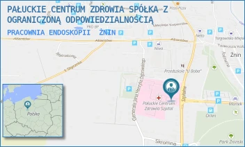 PRACOWNIA ENDOSKOPII - PAŁUCKIE CENTRUM ZDROWIA SPÓŁKA Z OGRANICZONĄ ODPOWIEDZIALNOŚCIĄ - SZPITALNA 30,  ŻNIN