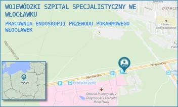 PRACOWNIA ENDOSKOPII PRZEWODU POKARMOWEGO - WOJEWÓDZKI SZPITAL SPECJALISTYCZNY WE WŁOCŁAWKU - WIENIECKA 49,  WŁOCŁAWEK