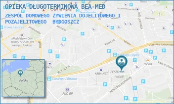 ZESPÓŁ DOMOWEGO ŻYWIENIA DOJELITOWEGO I POZAJELITOWEGO - OPIEKA DŁUGOTERMINOWA BEA-MED - MARII KONOPNICKIEJ 26,  BYDGOSZCZ