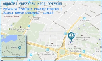 PORADNIA ŻYWIENIA POZAJELITOWEGO I DOJELITOWEGO DOMOWEGO - NIEPUBLICZNY ZAKŁAD OPIEKI ZDROWOTNEJ OPIEKUN - TUMIDAJSKIEGO 2,  LUBLIN