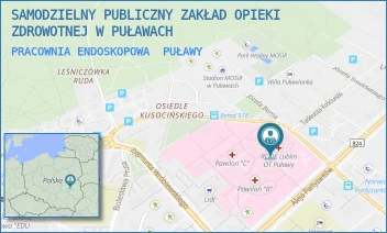 PRACOWNIA ENDOSKOPOWA - SAMODZIELNY PUBLICZNY ZAKŁAD OPIEKI ZDROWOTNEJ W PUŁAWACH - BEMA 1,  PUŁAWY