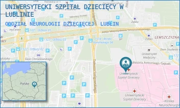 ODDZIAŁ NEUROLOGII DZIECIĘCEJ - UNIWERSYTECKI SZPITAL DZIECIĘCY W LUBLINIE - PROF. ANTONIEGO GĘBALI 6,  LUBLIN