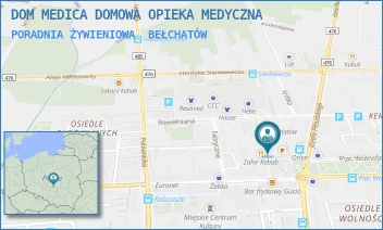 PORADNIA ŻYWIENIOWA - DOM MEDICA DOMOWA OPIEKA MEDYCZNA - UL. LECHA I MARII KACZYŃSKICH 12,  BEŁCHATÓW