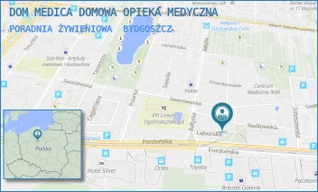 PORADNIA ŻYWIENIOWA - DOM MEDICA DOMOWA OPIEKA MEDYCZNA - LĘBORSKA 7,  BYDGOSZCZ