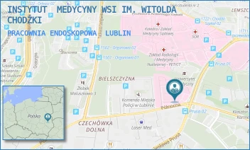 PRACOWNIA ENDOSKOPOWA - INSTYTUT  MEDYCYNY WSI IM. WITOLDA CHODŹKI - JACZEWSKIEGO 2,  LUBLIN