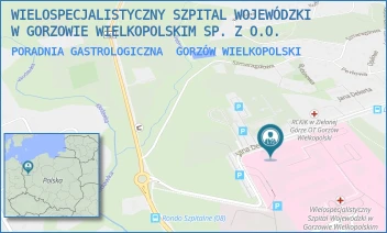 PORADNIA GASTROLOGICZNA - WIELOSPECJALISTYCZNY SZPITAL WOJEWÓDZKI W GORZOWIE WIELKOPOLSKIM SP. Z O.O. - UL. JANA DEKERTA 1,  GORZÓW WIELKOPOLSKI
