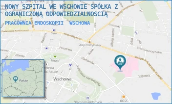 PRACOWNIA ENDOSKOPII - NOWY SZPITAL WE WSCHOWIE SPÓŁKA Z OGRANICZONĄ ODPOWIEDZIALNOSCIĄ - UL. KS. A KOSTKI 33,  WSCHOWA