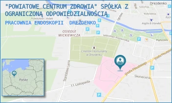 PRACOWNIA ENDOSKOPII - "POWIATOWE CENTRUM ZDROWIA" SPÓŁKA Z OGRANICZONĄ ODPOWIEDZIALNOŚCIĄ - UL. PIŁSUDSKIEGO 8,  DREZDENKO