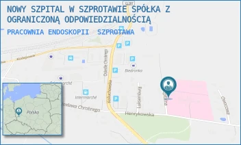 PRACOWNIA ENDOSKOPII - NOWY SZPITAL W SZPROTAWIE SPÓŁKA Z OGRANICZONĄ ODPOWIEDZIALNOŚCIĄ - UL. HENRYKOWSKA 1,  SZPROTAWA