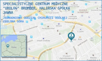 JEDNODNIOWY ODDZIAŁ CHIRURGII OGÓLNEJ - SPECJALISTYCZNE CENTRUM MEDYCZNE "UROLOG" BROMBER, HALIŃSKA SPÓŁKA JAWNA - ANIELI KRZYWOŃ 2,  ZIELONA GÓRA