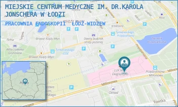 PRACOWNIA ENDOSKOPII - MIEJSKIE CENTRUM MEDYCZNE IM. DR.KAROLA JONSCHERA W ŁODZI - UL. MILIONOWA 14,  ŁÓDŹ-WIDZEW