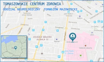 ODDZIAŁ NEUROLOGICZNY - TOMASZOWSKIE CENTRUM ZDROWIA - UL. JANA PAWŁA II 35,  TOMASZÓW MAZOWIECKI
