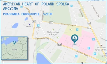 PRACOWNIA ENDOSKOPII - AMERICAN HEART OF POLAND SPÓŁKA AKCYJNA - UL. REJA 12,  SZTUM