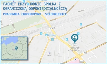 PRACOWNIA ENDOSKOPOWA - FAGMET PRZYCHODNIE SPÓŁKA Z OGRANICZONĄ ODPOWIEDZIALNOŚCIĄ - UL. JANA III SOBIESKIEGO 29,  SKIERNIEWICE