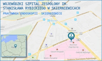 PRACOWNIA ENDOSKOPII - WOJEWÓDZKI SZPITAL ZESPOLONY IM. STANISŁAWA RYBICKIEGO W SKIERNIEWICACH - UL. SOBIESKIEGO 4,  SKIERNIEWICE