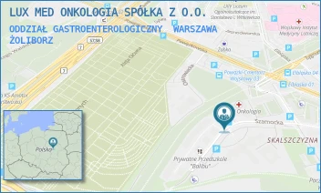 ODDZIAŁ GASTROENTEROLOGICZNY - LUX MED ONKOLOGIA SPÓŁKA Z O.O. - SZAMOCKA 6,  WARSZAWA ŻOLIBORZ