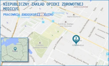 PRACOWNIA ENDOSKOPII - NIEPUBLICZNY ZAKŁAD OPIEKI ZDROWOTNEJ MEDICUS - UL. SOWIŃSKIEGO 27,  KUTNO