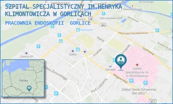 PRACOWNIA ENDOSKOPII - SZPITAL SPECJALISTYCZNY IM.HENRYKA KLIMONTOWICZA W GORLICACH - UL. WĘGIERSKA 21,  GORLICE