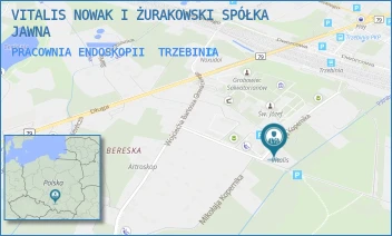 PRACOWNIA ENDOSKOPII - VITALIS NOWAK I ŻURAKOWSKI SPÓŁKA Z OGRANICZONĄ ODPOWIEDZIALNOŚCIĄ - UL. KOPERNIKA 25,  TRZEBINIA