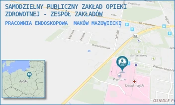 PRACOWNIA ENDOSKOPOWA - SAMODZIELNY PUBLICZNY ZAKŁAD OPIEKI ZDROWOTNEJ - ZESPÓŁ ZAKŁADÓW - WITOSA 2,  MAKÓW MAZOWIECKI
