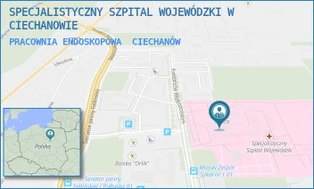 PRACOWNIA ENDOSKOPOWA - SPECJALISTYCZNY SZPITAL WOJEWÓDZKI W CIECHANOWIE - POWST. WIELKOPOLSKICH 2,  CIECHANÓW