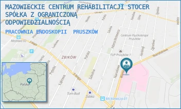 PRACOWNIA ENDOSKOPII - MAZOWIECKIE CENTRUM REHABILITACJI STOCER SPÓŁKA Z OGRANICZONĄ ODPOWIEDZIALNOŚCIĄ - WARSZTATOWA 1,  PRUSZKÓW