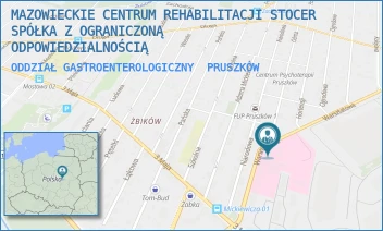 ODDZIAŁ GASTROENTEROLOGICZNY - MAZOWIECKIE CENTRUM REHABILITACJI STOCER SPÓŁKA Z OGRANICZONĄ ODPOWIEDZIALNOŚCIĄ - WARSZTATOWA 1,  PRUSZKÓW