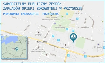 PRACOWNIA ENDOSKOPII - SAMODZIELNY PUBLICZNY ZESPÓŁ ZAKŁADÓW OPIEKI ZDROWOTNEJ W PRZYSUSZE - ALEJA JANA PAWŁA II 4,  PRZYSUCHA