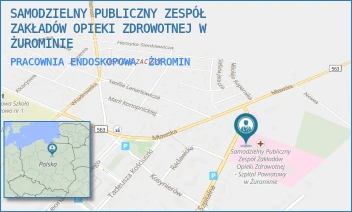 PRACOWNIA ENDOSKOPOWA - SAMODZIELNY PUBLICZNY ZESPÓŁ ZAKŁADÓW OPIEKI ZDROWOTNEJ W ŻUROMINIE - SZPITALNA 56,  ŻUROMIN