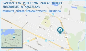PORADNIA CHORÓB METABOLICZNYCH - SAMODZIELNY PUBLICZNY ZAKŁAD OPIEKI ZDROWOTNEJ W NASIELSKU - SPORTOWA 2,  NASIELSK