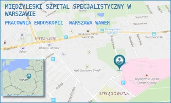 PRACOWNIA ENDOSKOPII - MIĘDZYLESKI SZPITAL SPECJALISTYCZNY W WARSZAWIE - BURSZTYNOWA 2,  WARSZAWA WAWER