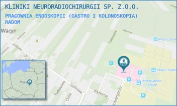 PRACOWNIA ENDOSKOPII (GASTRO I KOLONOSKOPIA) - KLINIKI NEURORADIOCHIRURGII SP. Z.O.O. - UNIWERSYTECKA 6A,  RADOM