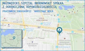 PRACOWNIA ENDOSKOPII - MAZOWIECKI SZPITAL BRÓDNOWSKI SPÓŁKA Z OGRANICZONĄ ODPOWIEDZIALNOŚCIĄ - GÓRCZEWSKA 89,  WARSZAWA WOLA